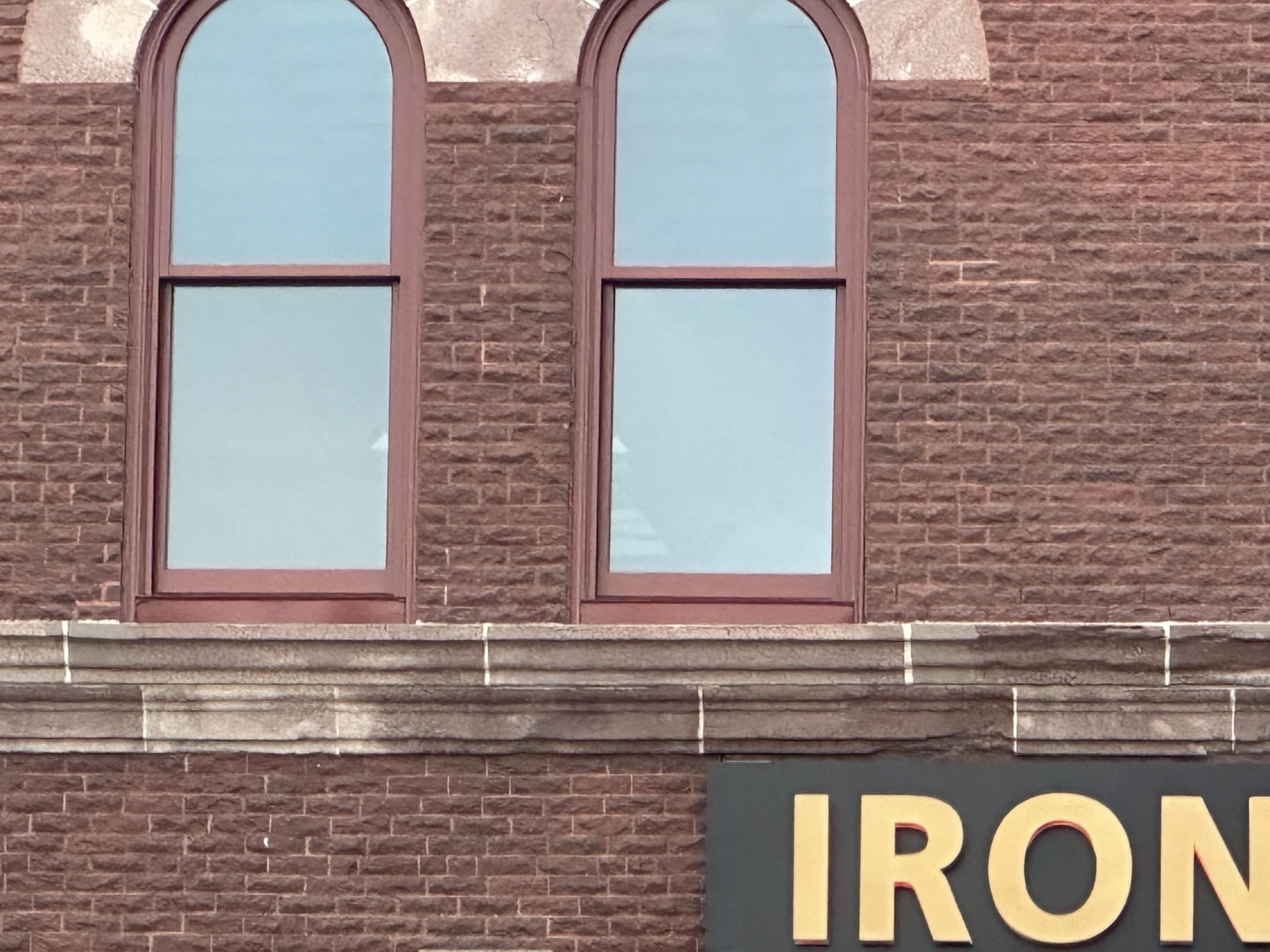 Arched windows - after