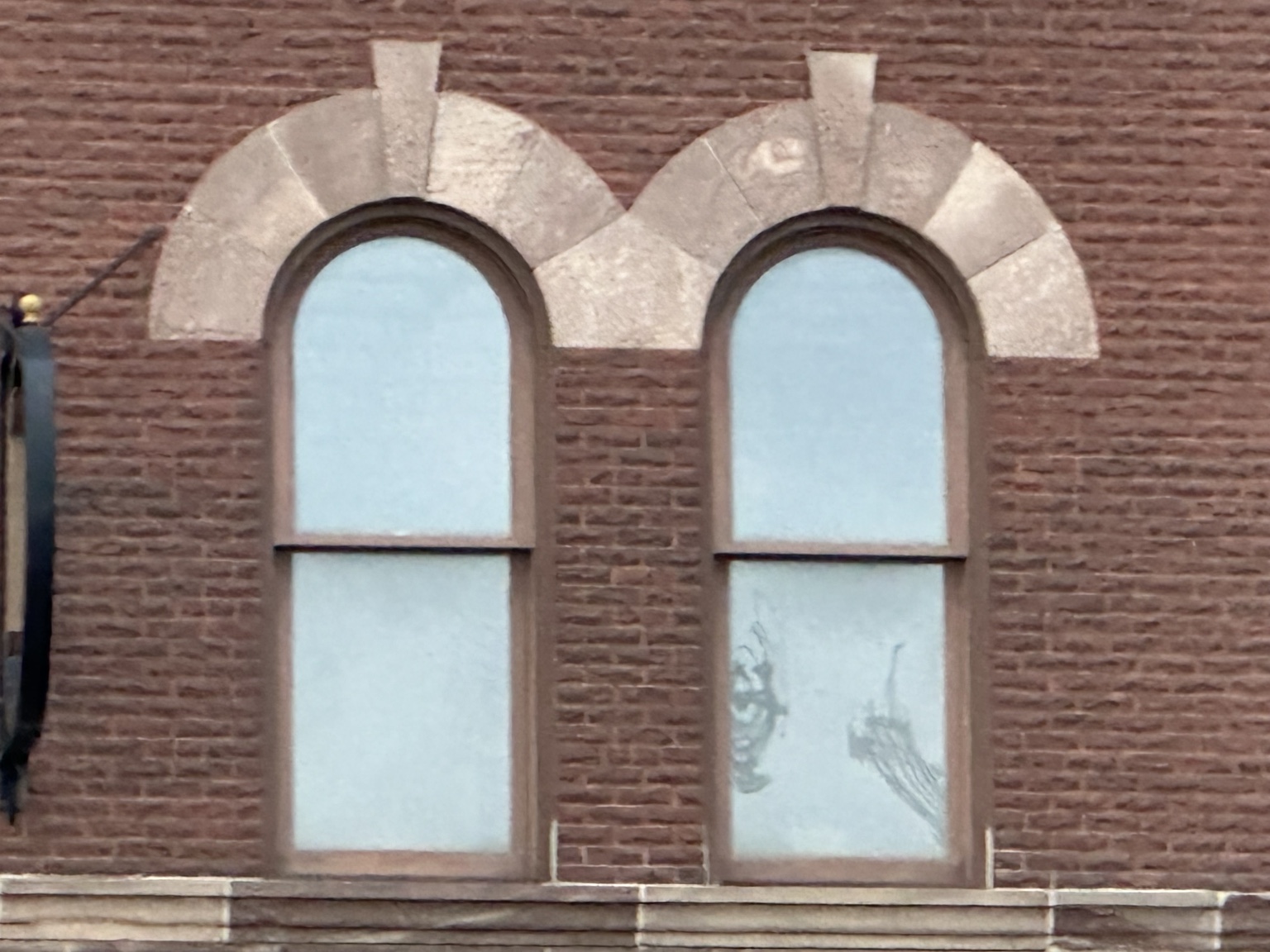 Arched windows - before
